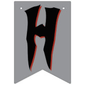 Halloween-Party-Banner für grimmige Sensenmänner Wimpelkette (Zweite Fahne)