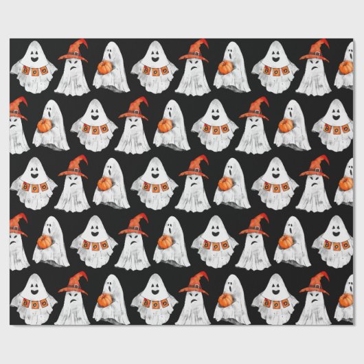Halloween-Party-Banner, Halloween-Party-Wohngestal Geschenkpapier (Flach)