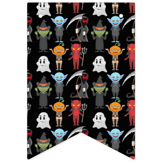 Halloween-Party-Banner Wimpelkette (Zweite Fahne)