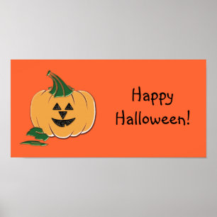 Halloween-Party Banners Poster