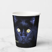 Halloween-Party Beängstigend Black Cat Horror Nigh Pappbecher (Rückseite)