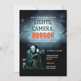 Halloween-Party Beängstigend Movie Night Ghoul Bla Einladung
