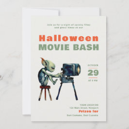 Halloween-Party Beängstigend Movie Night Imp Greml Einladung