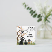 Halloween-Party Begleitkarte (Stehend Vorderseite)