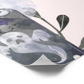 Halloween Party Begrüßungszeichen Poster (Ecke)