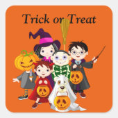 Halloween-Party bevorzugt Candy Bag Aufkleber (Vorderseite)