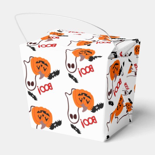 Halloween-Party Bevorzugung Box Geschenkschachtel (Rückseite)