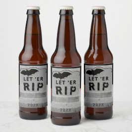 Halloween-Party Bierflasche Bierflaschenetikett