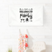 Halloween-Party Birthday Banner (Insitu)