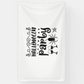 Halloween-Party Birthday Banner (Vertikal)