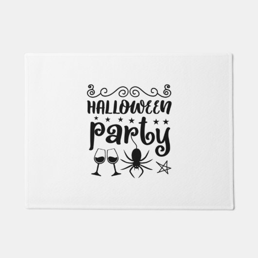 Halloween Party Birthday Fußmatte (Vorderseite)