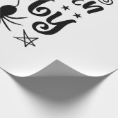 Halloween Party Birthday Geschenkpapier (Ecke)