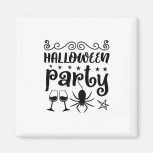 Halloween-Party Birthday Magnet