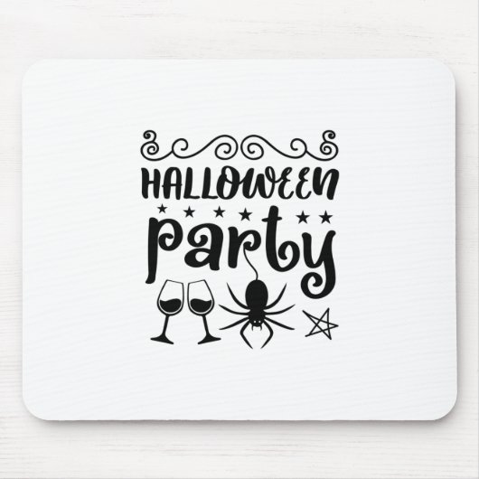 Halloween-Party Birthday Mousepad (Vorne)
