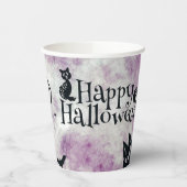 Halloween-Party Black Cat Evil Pumpkins Beängstige Pappbecher (Links)