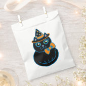 Halloween-Party Black Cat Gefallen Leckerei Bag Geschenktütchen (Ausgeschnitten)