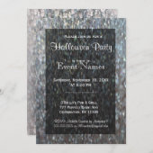 Halloween-Party | Black Cat & Pumpkin Einladung (Vorne/Hinten)