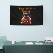Halloween-Party Black Cat Pumpkin Horror Beängstig Banner (Messeveranstaltung)