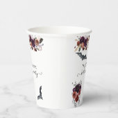 Halloween Party Blumenbäume Blume Pappbecher (Rechts)