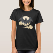 Halloween party  boo moon ghost bloody bat teeth v T-Shirt (Vorderseite)
