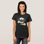 Halloween party  boo moon ghost bloody bat teeth v T-Shirt (Vorne ganz)