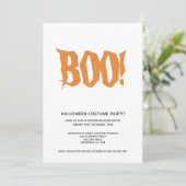 Halloween-Party Boo Personalisiert Spooktacular Einladung (Stehend Vorderseite)