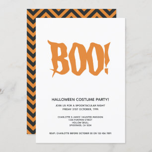 Halloween-Party Boo Personalisiert Spooktacular Einladung