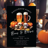 Halloween-Party Boos und Brews Einladung