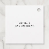 Halloween Party Boujee Ghost Geschenkanhänger (Rückseite)