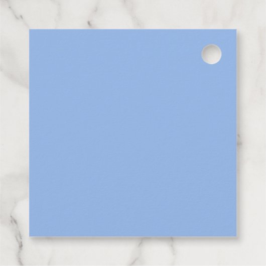 Halloween Party Boy Niedlich Spooky Blue Geschenkanhänger (Rückseite)