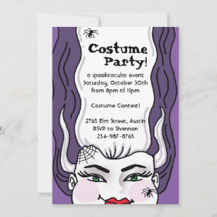 Halloween-Party - Braut der Frankfurter Einladung