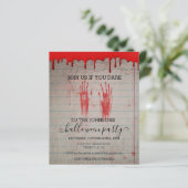 Halloween-Party Budget Beängstigend Bloody Hands (Stehend Vorderseite)