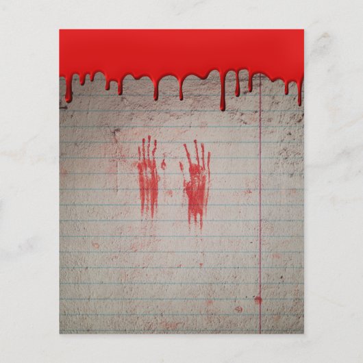 Halloween-Party Budget Beängstigend Bloody Hands (Rückseite)