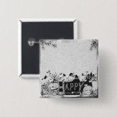 Halloween-Party Button (Vorne & Hinten)