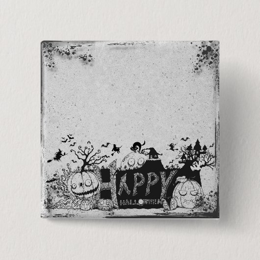 Halloween-Party Button (Vorderseite)