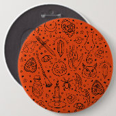 Halloween-Party Button (Vorne & Hinten)