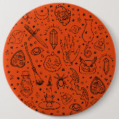 Halloween-Party Button (Vorderseite)