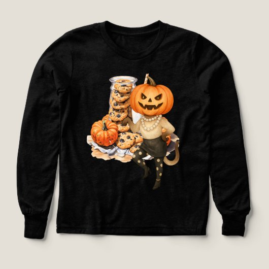 Halloween Party by Siamese Cat with Pumpkin (Design Vorderseite)