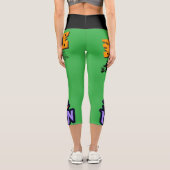 Halloween Party Capri Leggings (Rückseite)