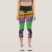 Halloween Party Capri Leggings (Vorderseite)