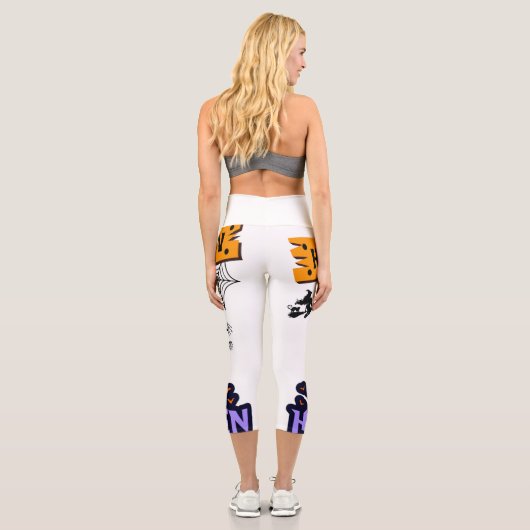 Halloween Party Capri Leggings (Rückseite)