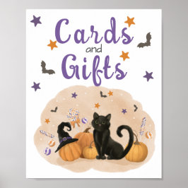 Halloween Party Cards and Gifts Poster