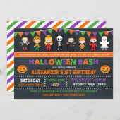 Halloween Party Chalkboard Jack O'Lantern Einladung (Vorne/Hinten)