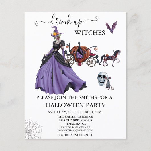 Halloween-Party Cinderella Witch Zombie (Vorderseite)