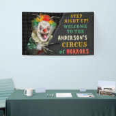Halloween-Party Circus Clown Beängstigender Karnev Banner (Messeveranstaltung)