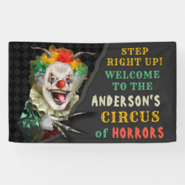 Halloween-Party Circus Clown Beängstigender Karnev Banner