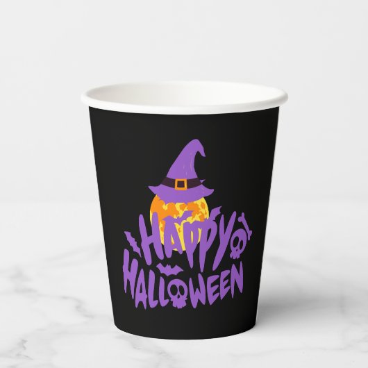 Halloween-Party Collection! Pappbecher (Rückseite)