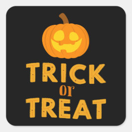 Halloween-Party Collection! Quadratischer Aufkleber