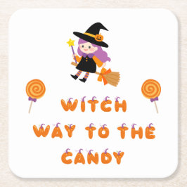 Halloween-Party Collection! Rechteckiger Pappuntersetzer