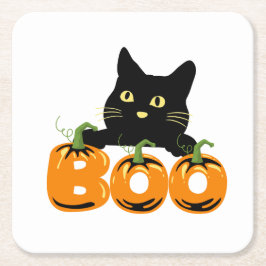 Halloween-Party Collection! Rechteckiger Pappuntersetzer